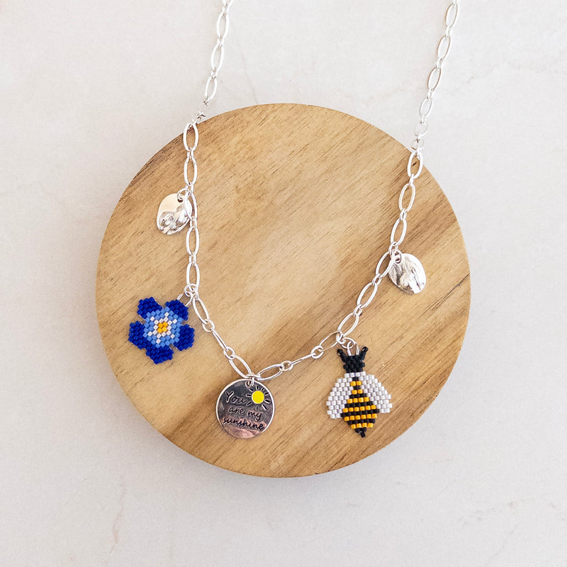 You Are My Sunshine Charm Necklace