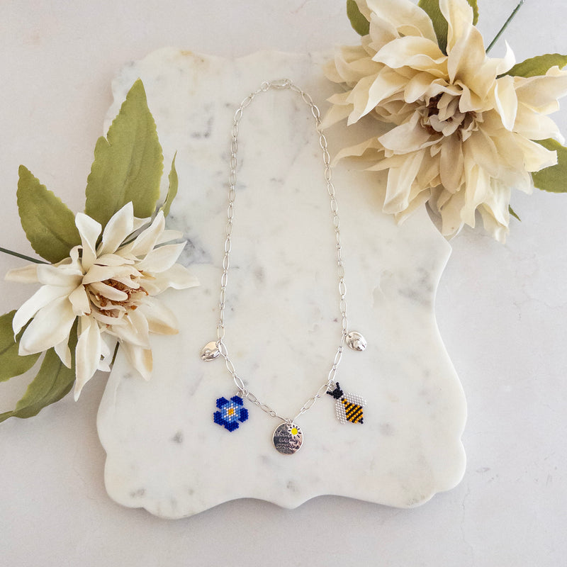 You Are My Sunshine Charm Necklace