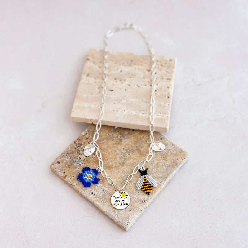You Are My Sunshine Charm Necklace