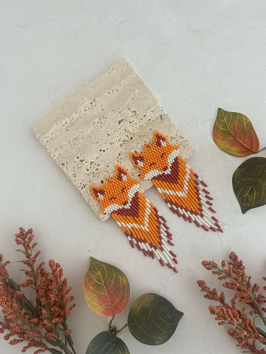 Fox Fringe Earrings