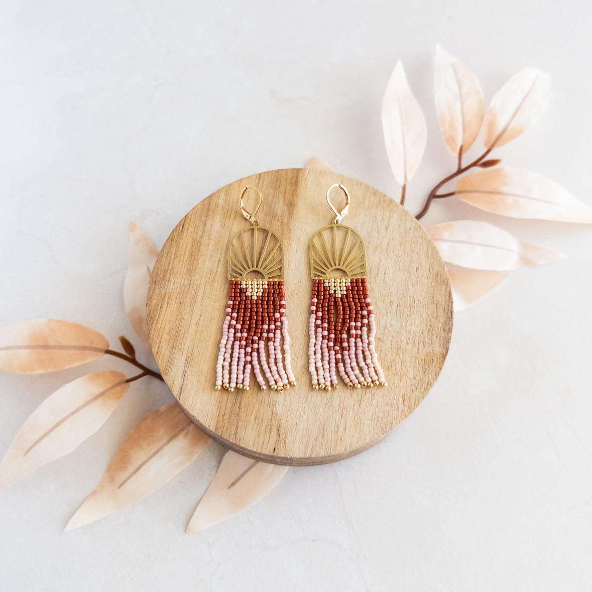 Picasso Sunset Fringe Earrings