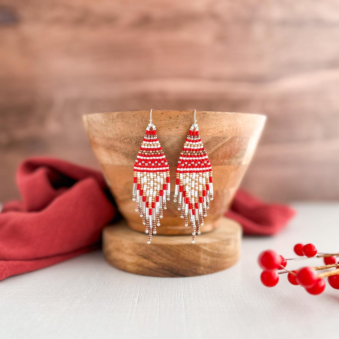 Ugly Sweater Fringe Earrings