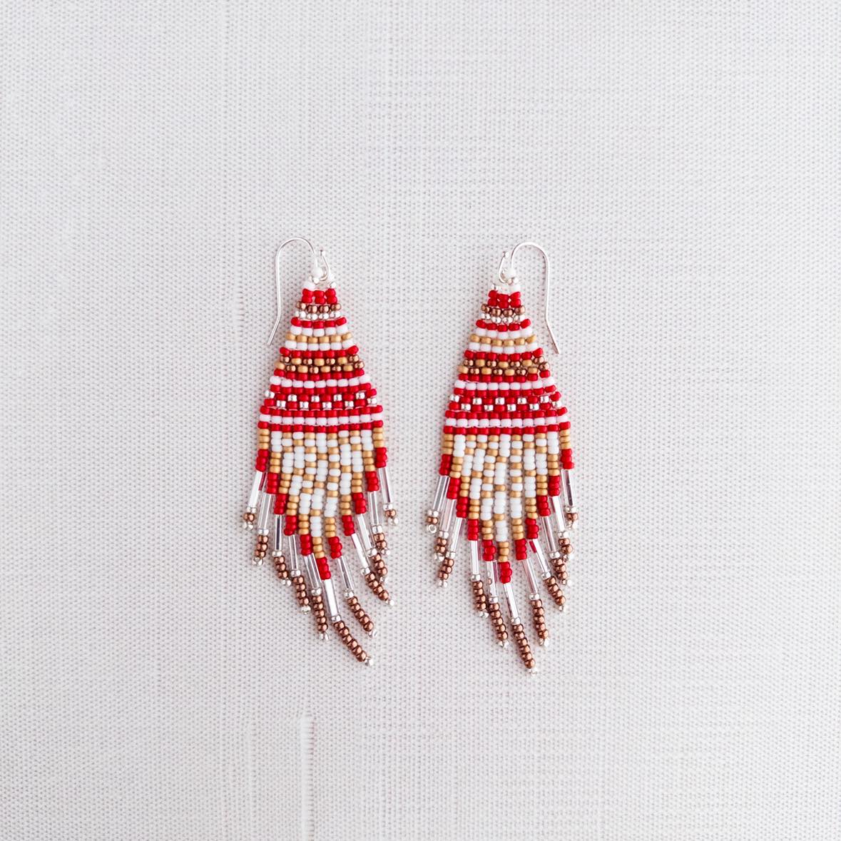 Ugly Sweater Fringe Earrings
