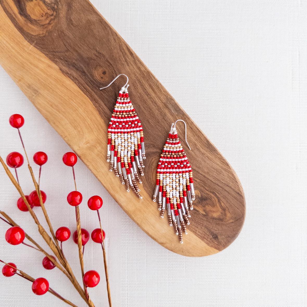 Ugly Sweater Fringe Earrings