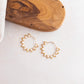 Brick Stitch Spike Hoops