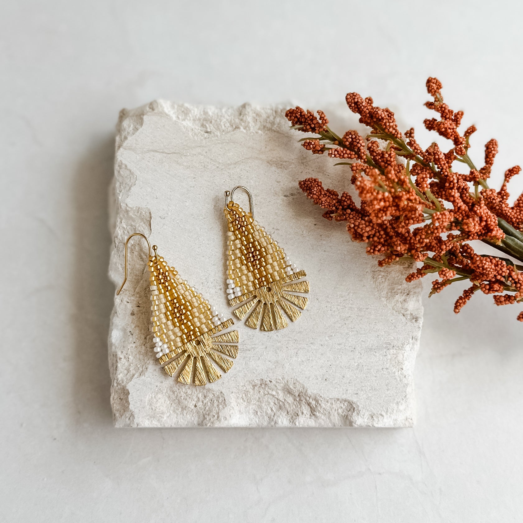 Yellow Horizon Earrings