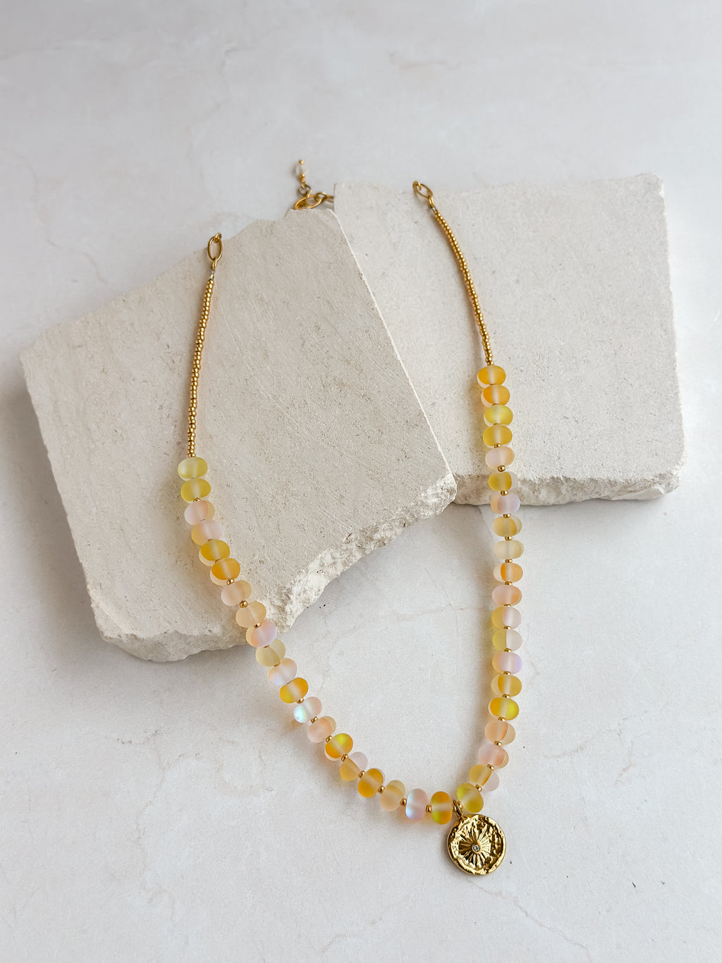 Mermaid Glass Pendant Necklace