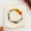Silver Cuff Leaf Bracelet
