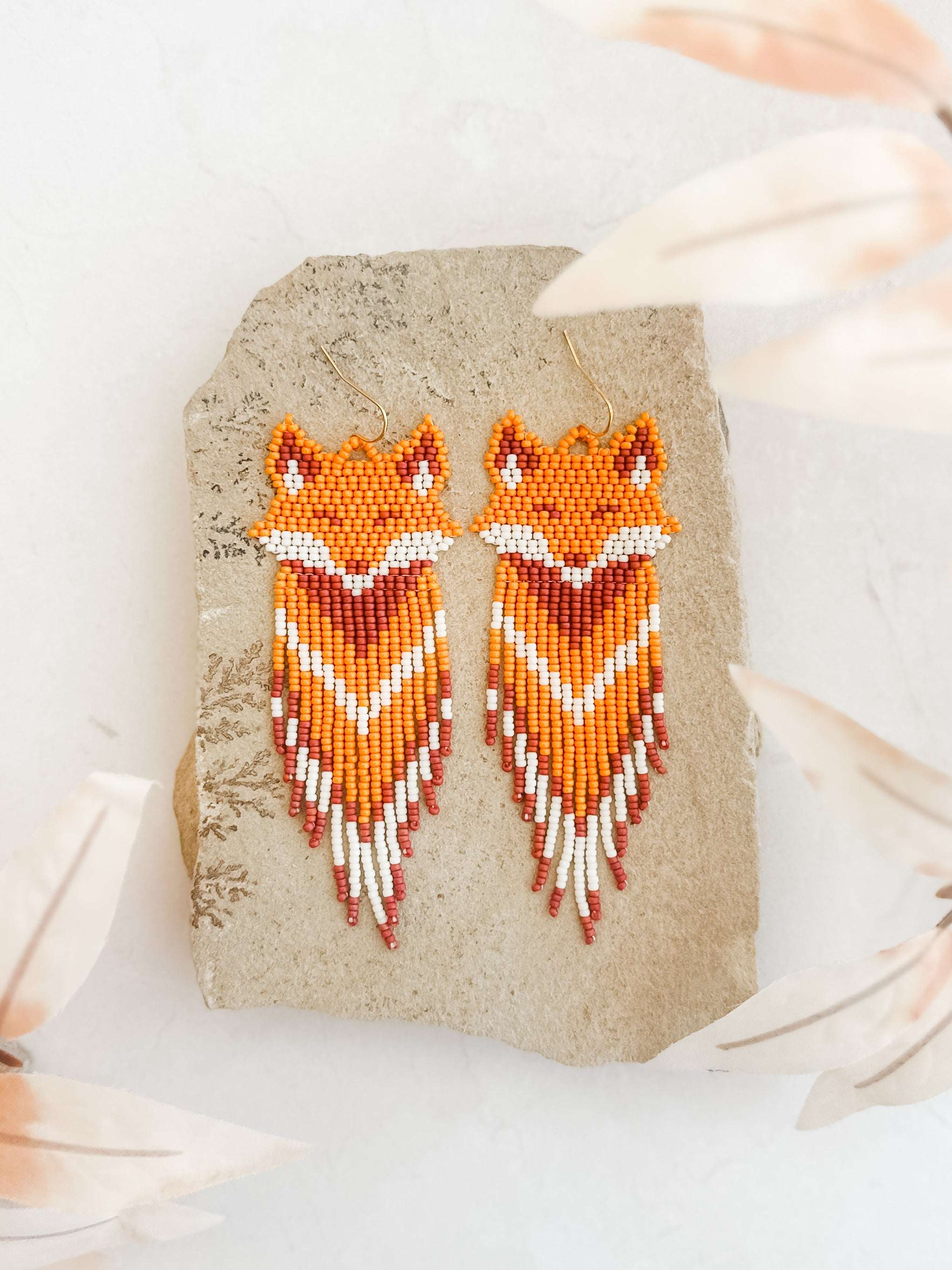 Fox Fringe Earrings