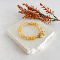 Yellow Mermaid Glass Bracelet