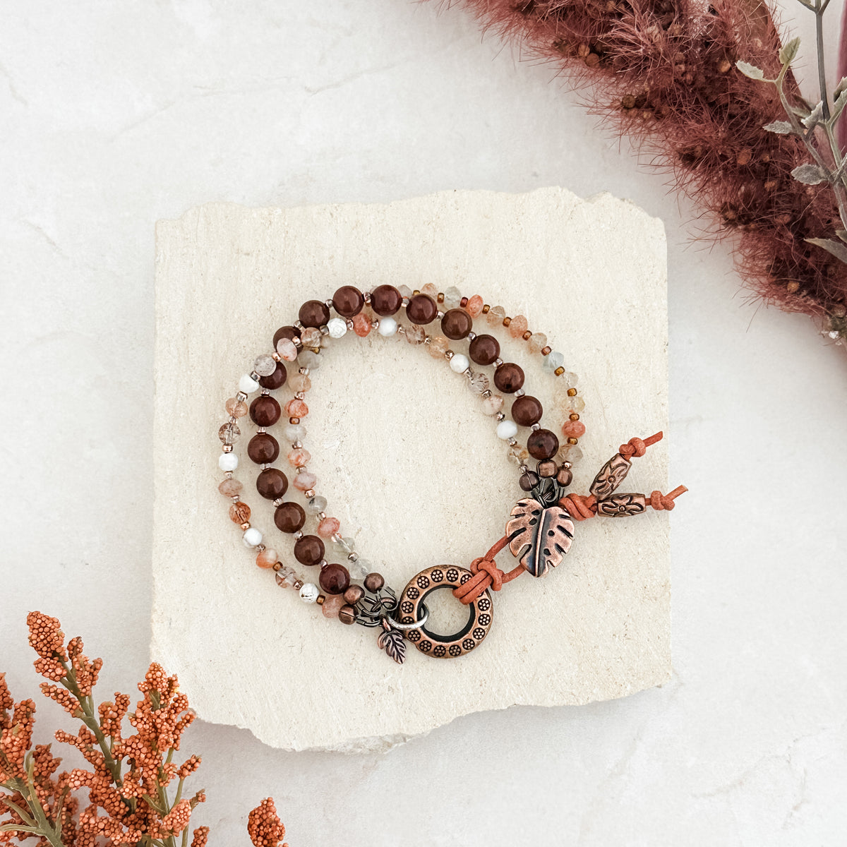 Triple Strand Copper Bracelet