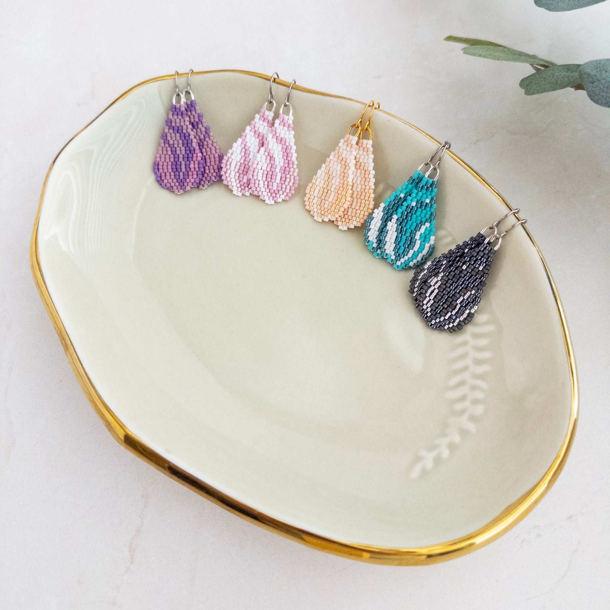 Luminescent Raindrop Earrings