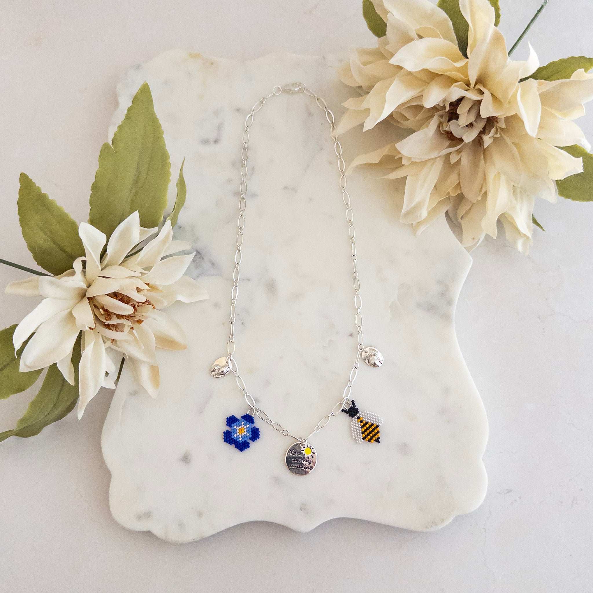 You Are My Sunshine Charm Necklace