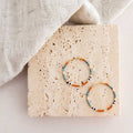 Horizon Hoops – Turquoise & Orange