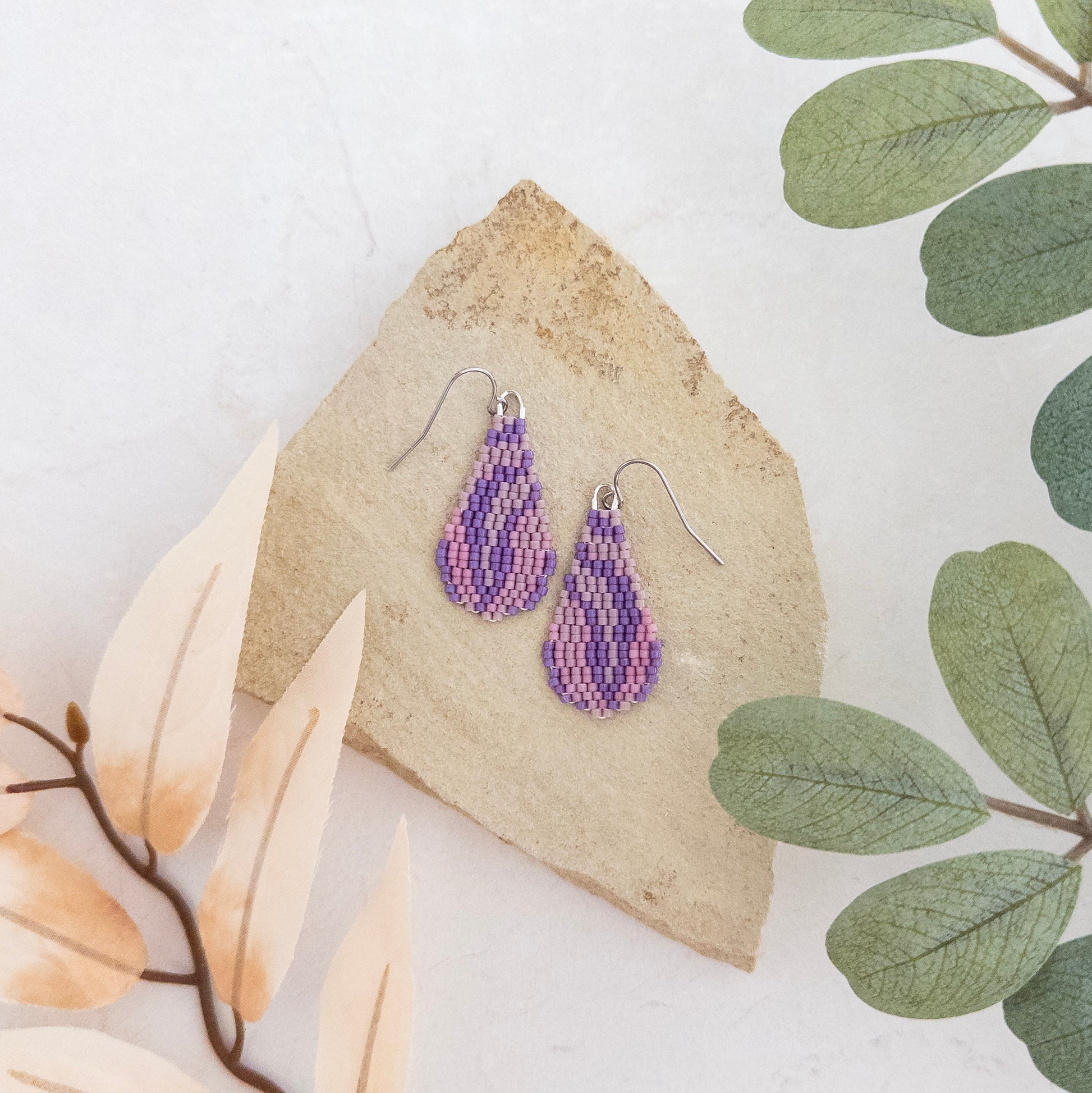 Luminescent Raindrop Earrings