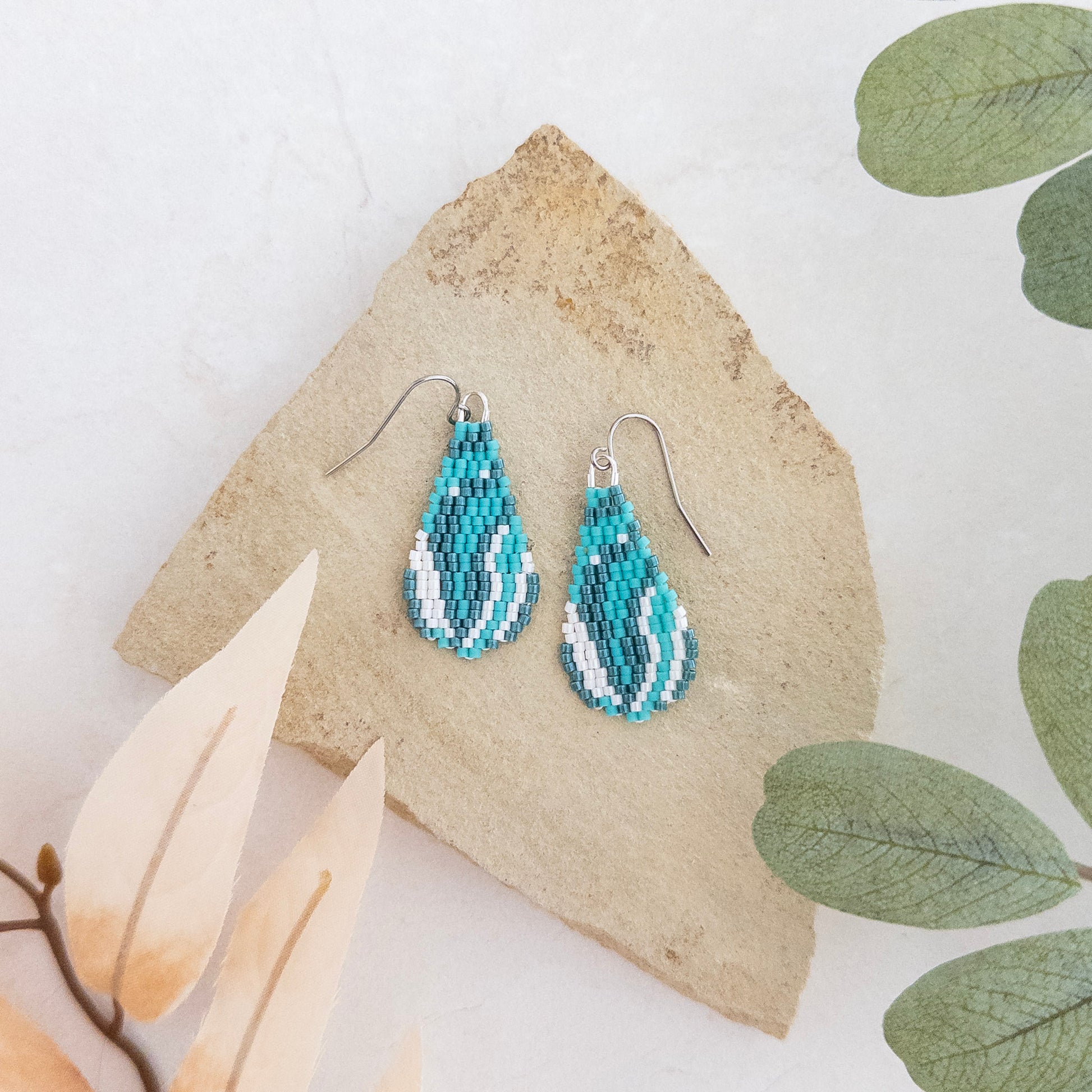 Luminescent Raindrop Earrings