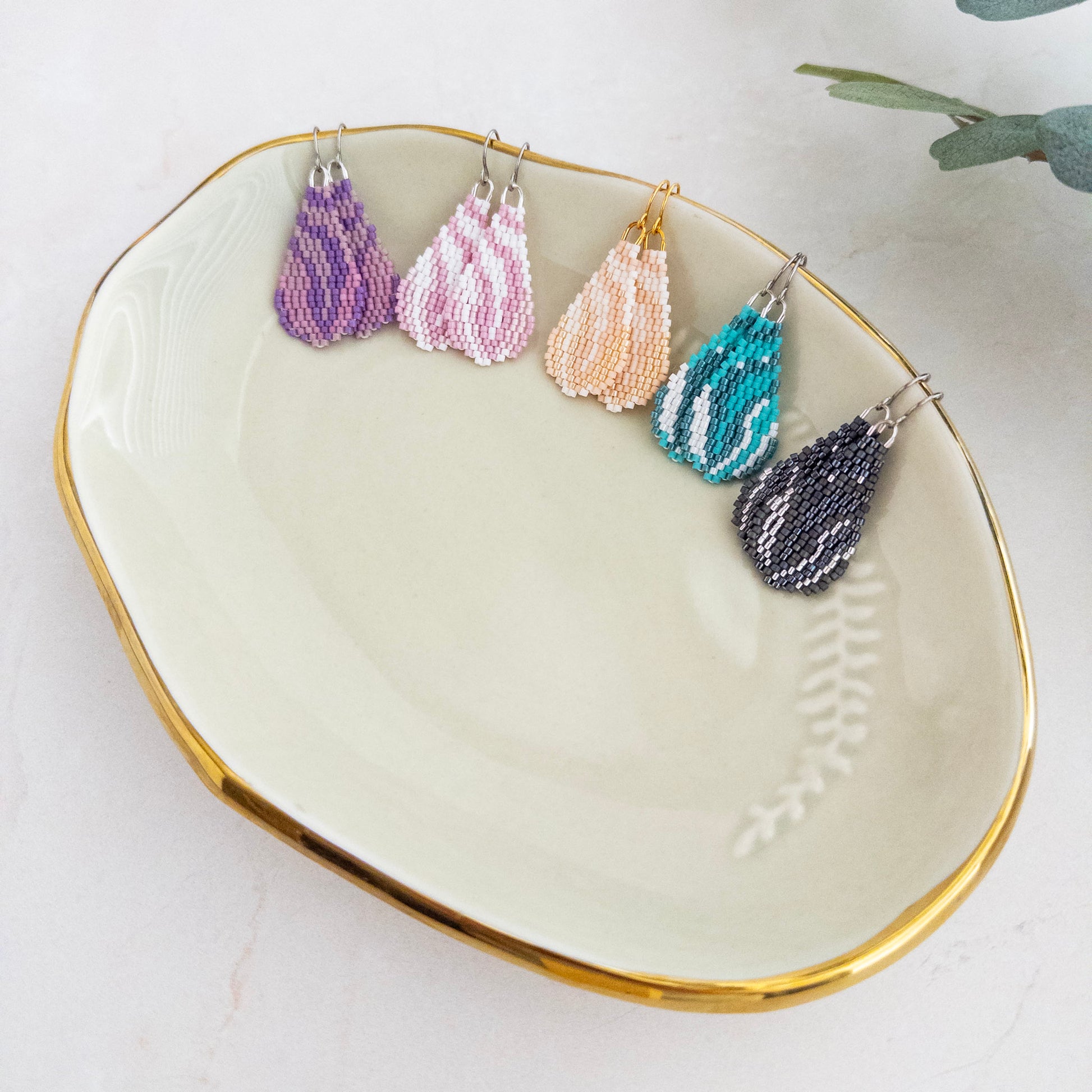 Luminescent Raindrop Earrings