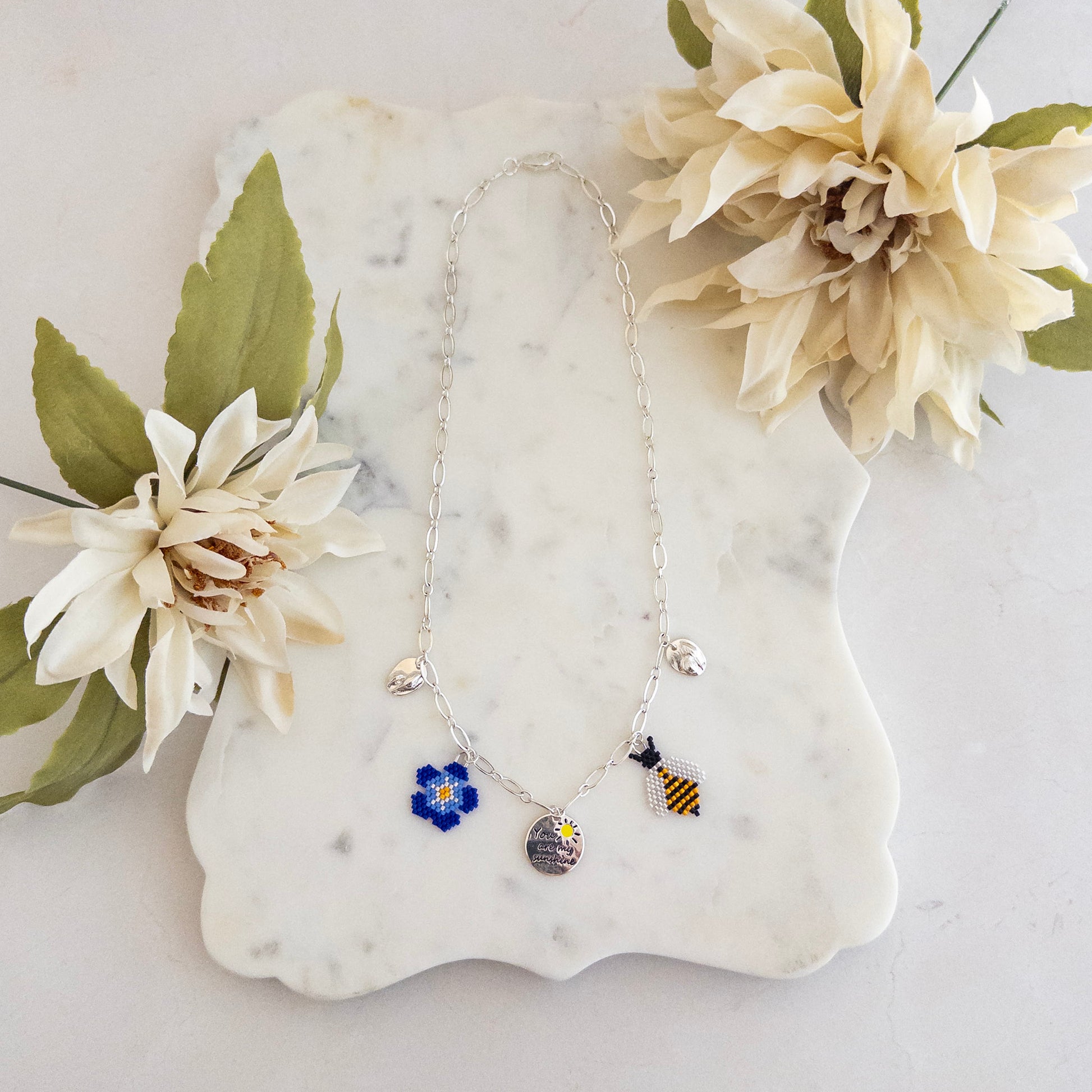 You Are My Sunshine Charm Necklace
