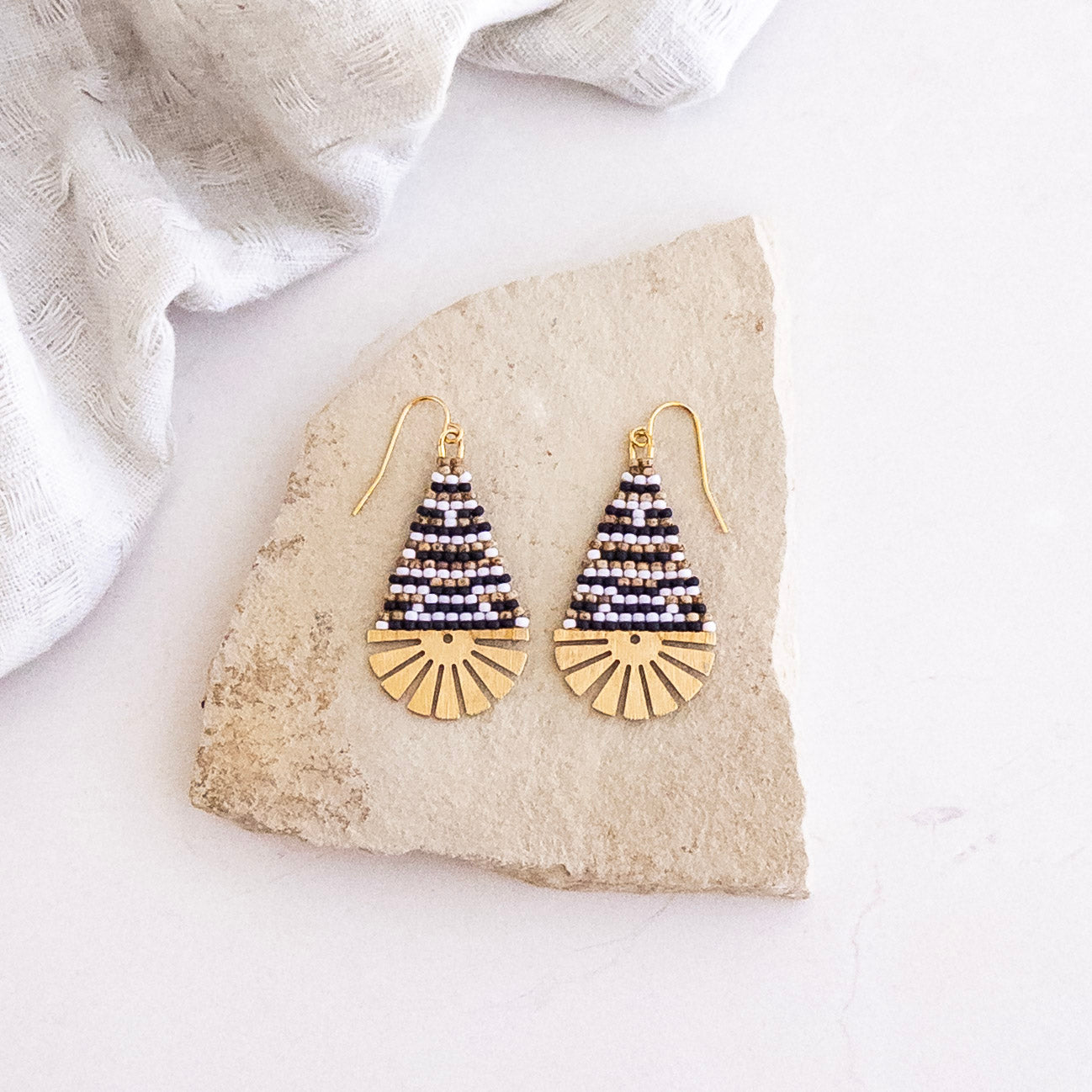 Gold Horizon Earrings