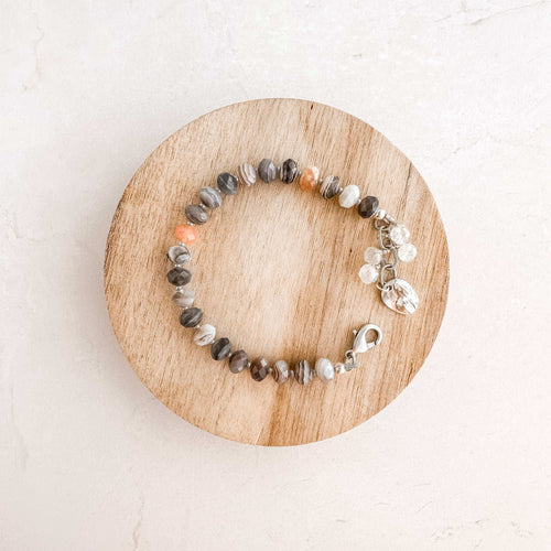 Botswana Agate Clasp Bracelet