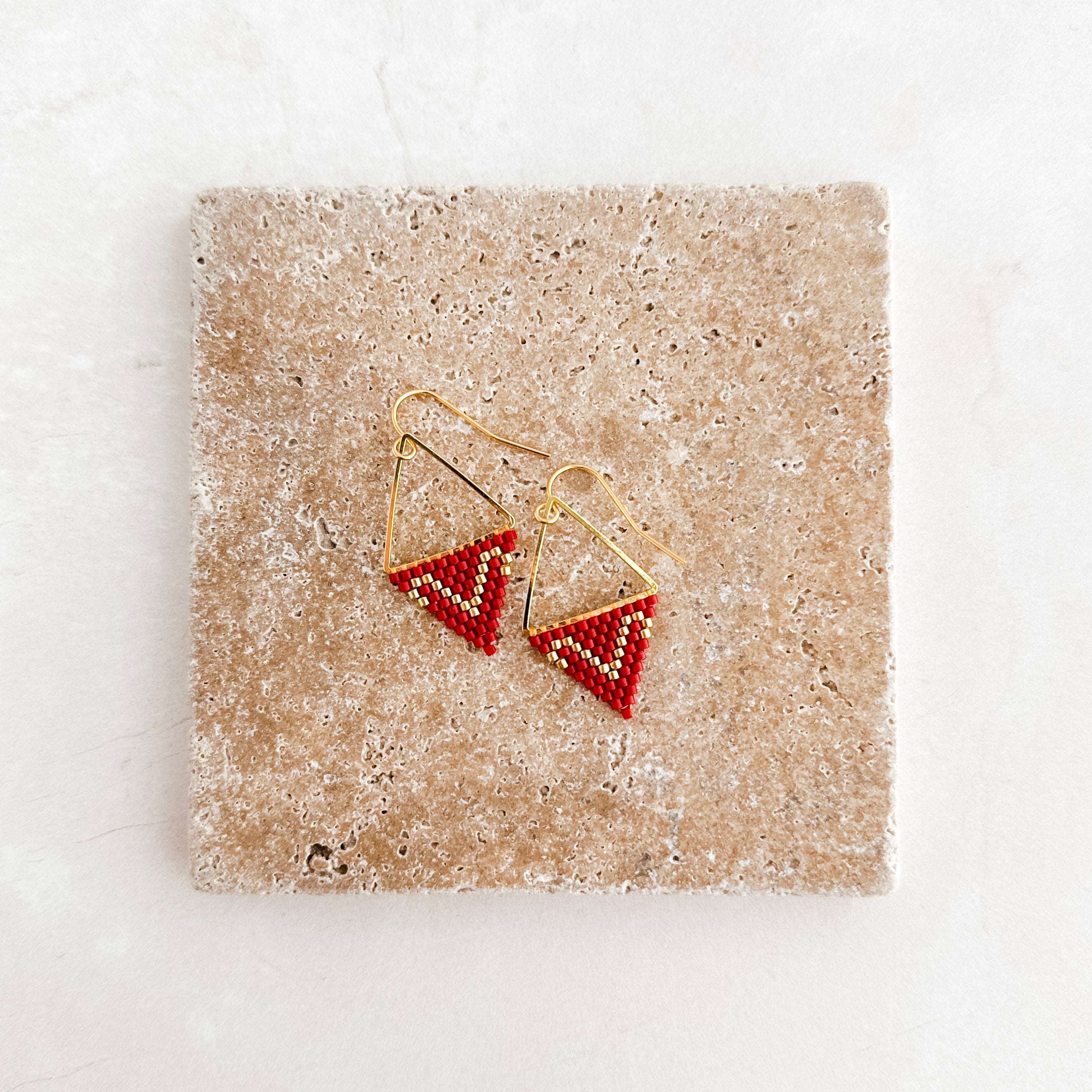 Aries Glyph Dangle Earrings