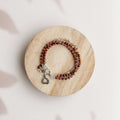 Wine Garnet Adjustable Bracelet