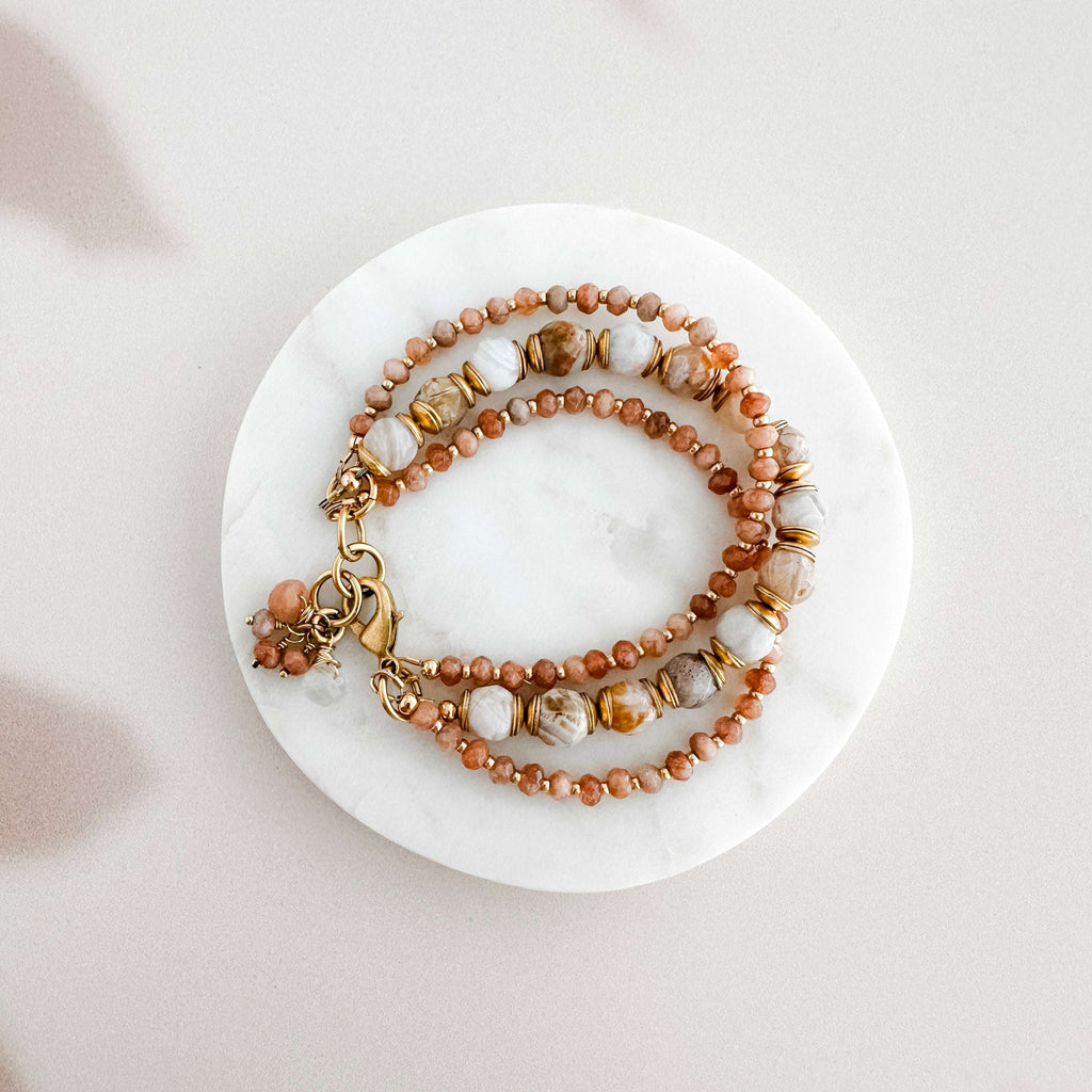 Sunstone Gemstone Bracelet
