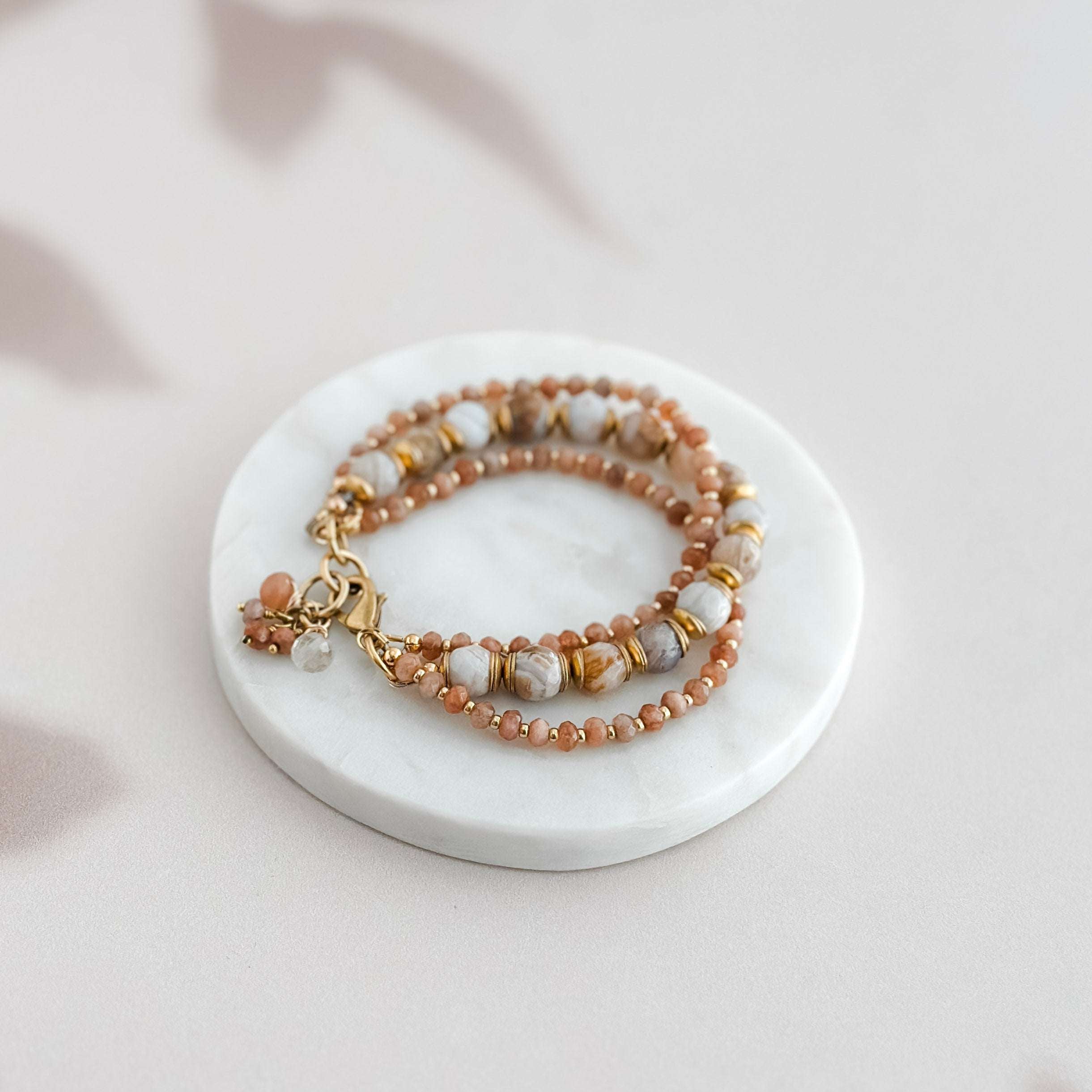 Sunstone Gemstone Bracelet
