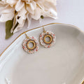 Vintage Spring Flower Earrings