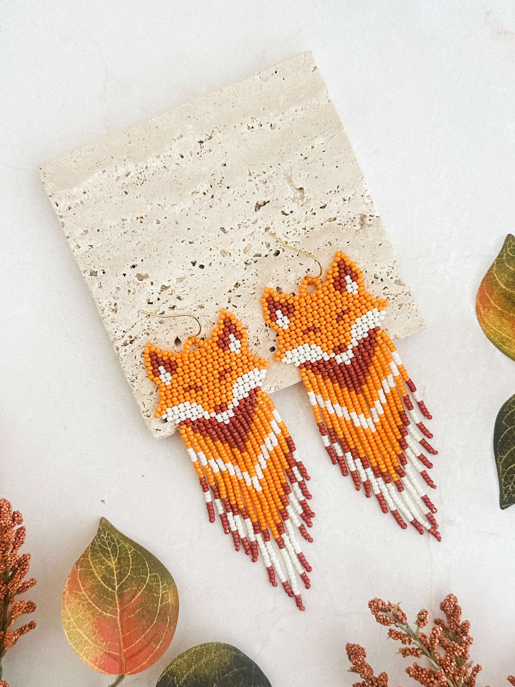 Fox Fringe Earrings