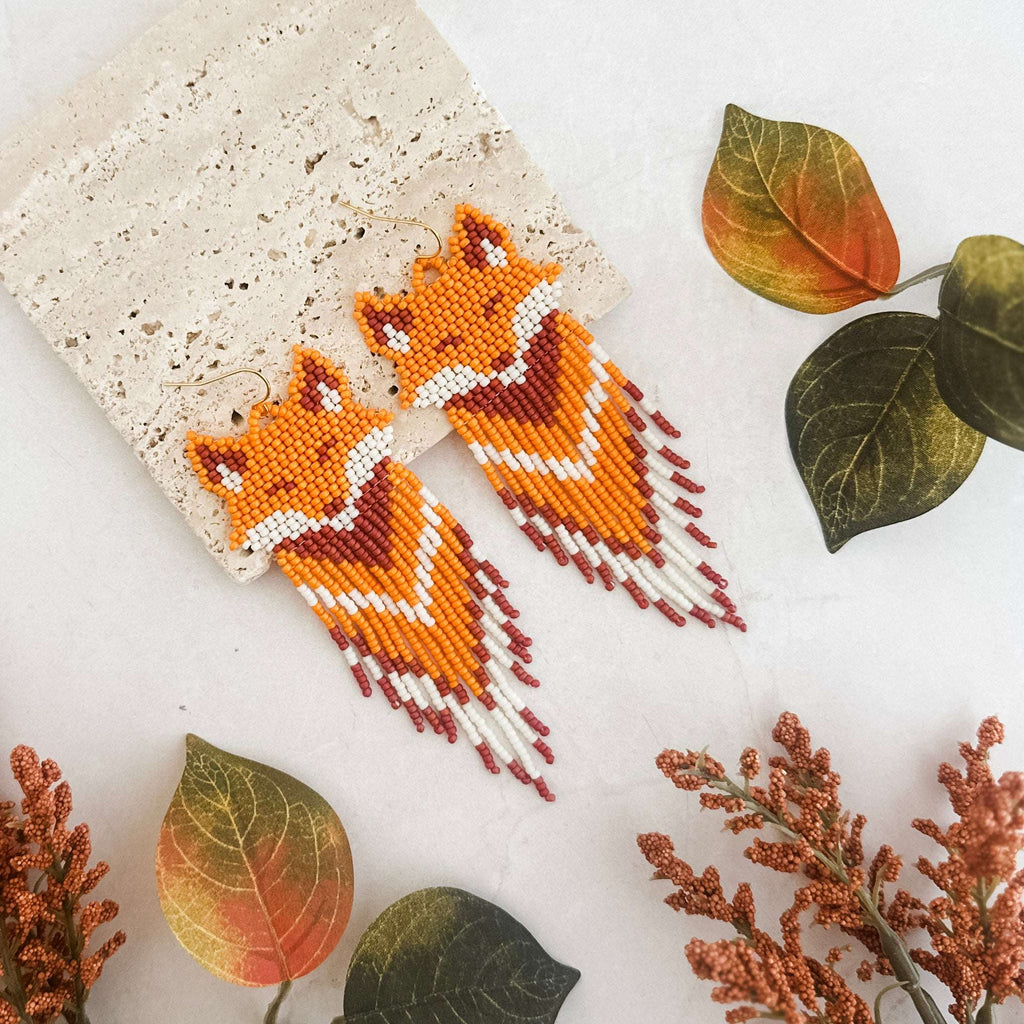 Fox Fringe Earrings