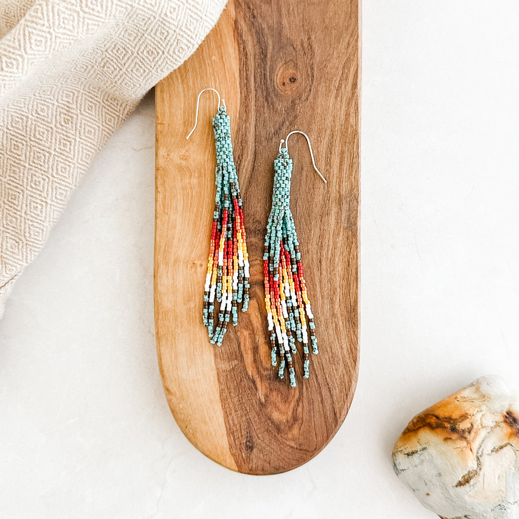 Retro Desert Fringe Earrings