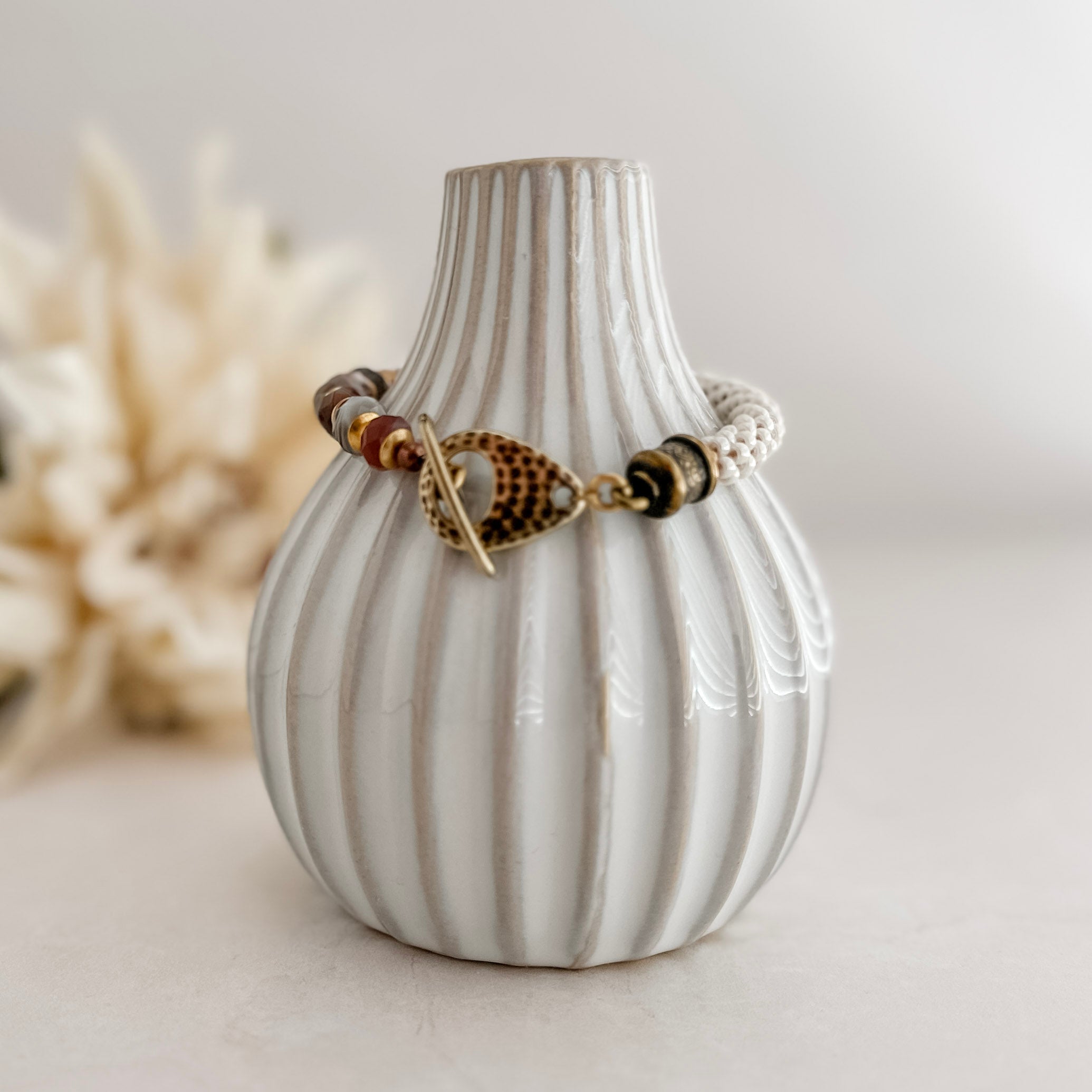 Kumi Botswana Agate Gemstone Bracelet