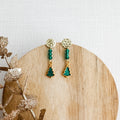 Sparkly Tree Dangle Earrings