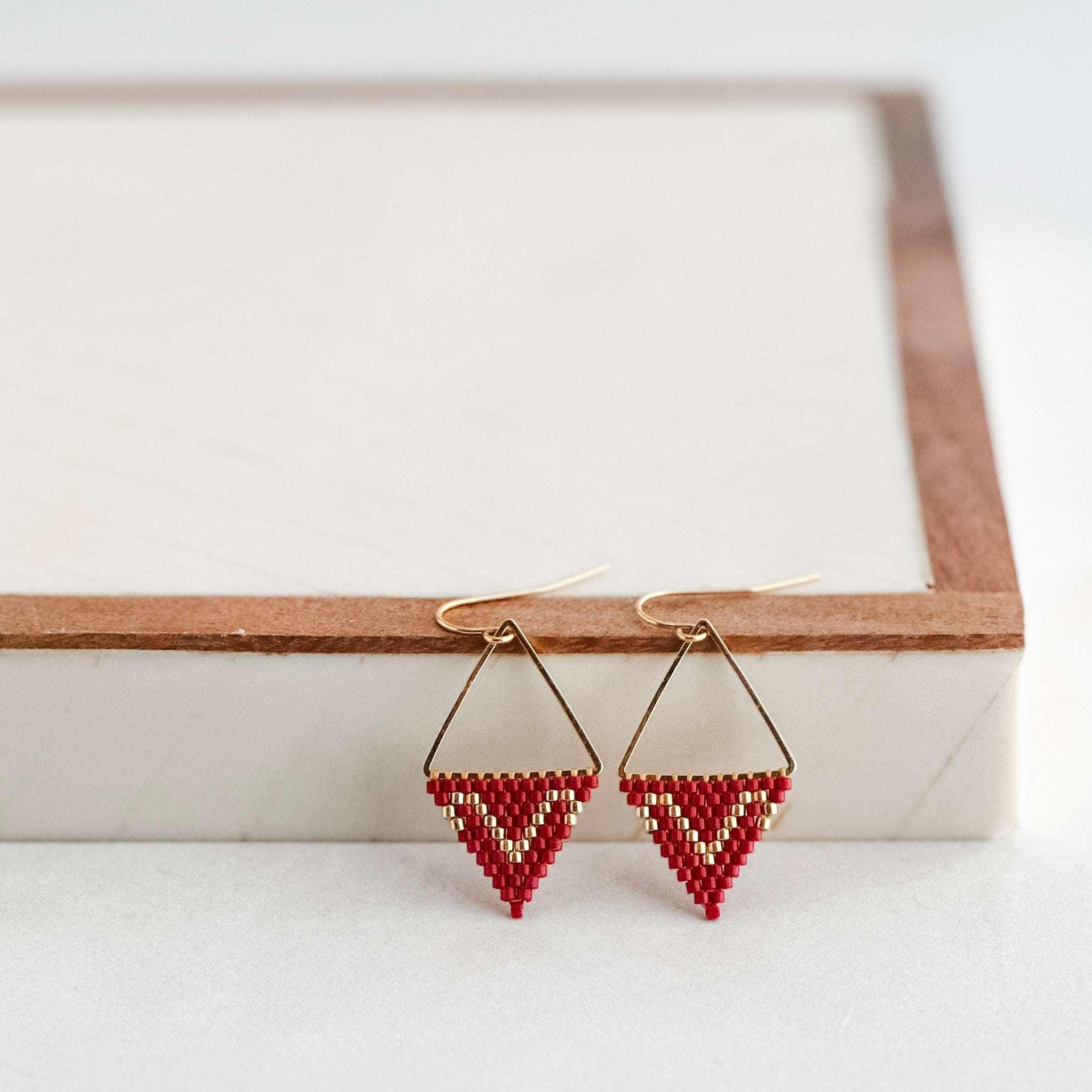 Aries Glyph Dangle Earrings