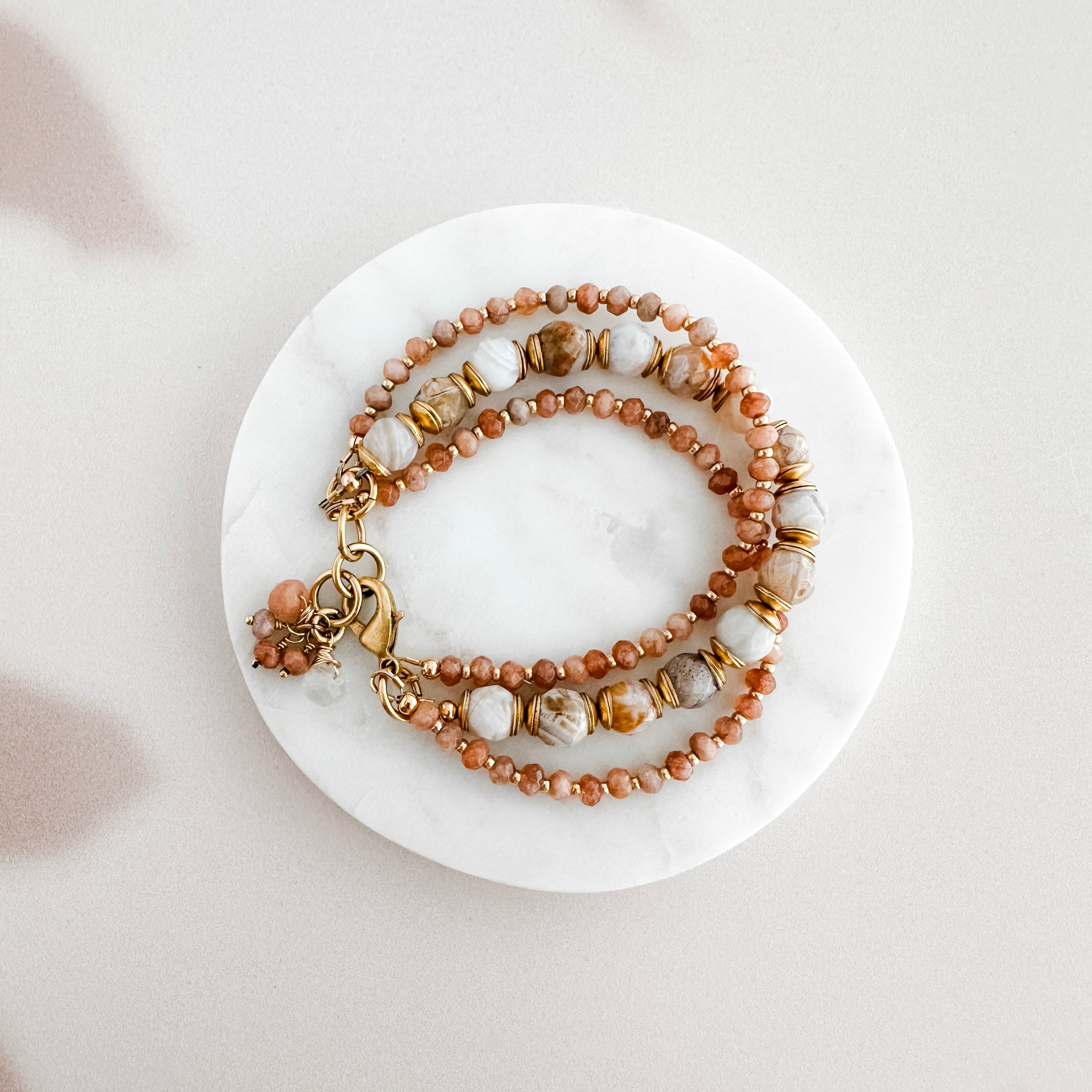 Sunstone Gemstone Bracelet