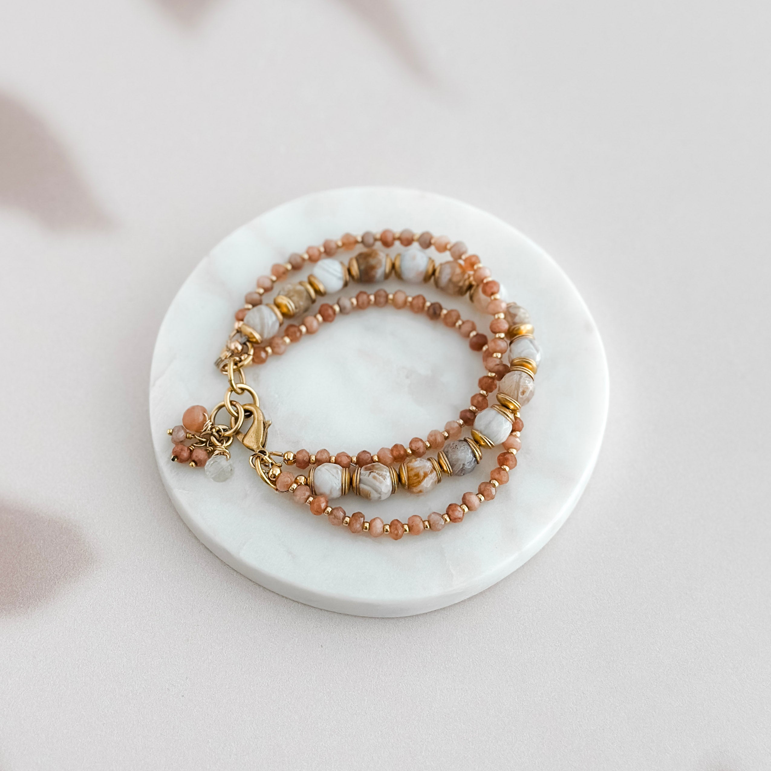 Sunstone Gemstone Bracelet