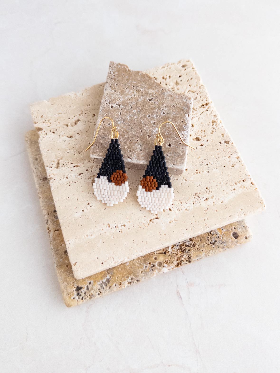 Horizon Beaded Earrings - Earrings - Elizabeth Bergesen